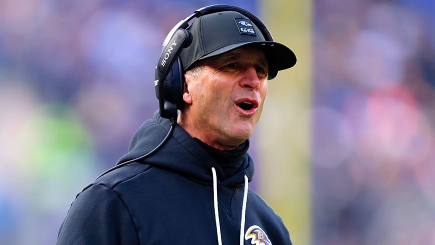 Falcons Meet With John Harbaugh