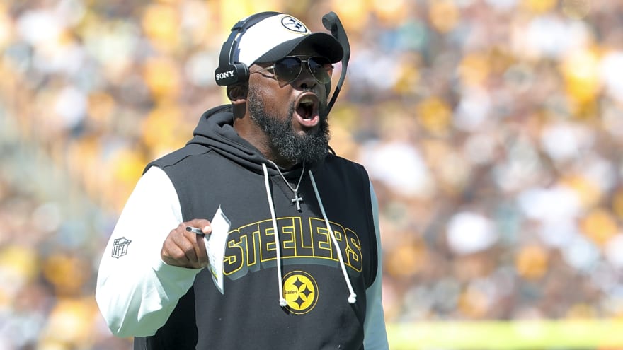 Steelers&#39; Mike Tomlin Somehow Sees 'Less Alarming' Play From His Offensive Line