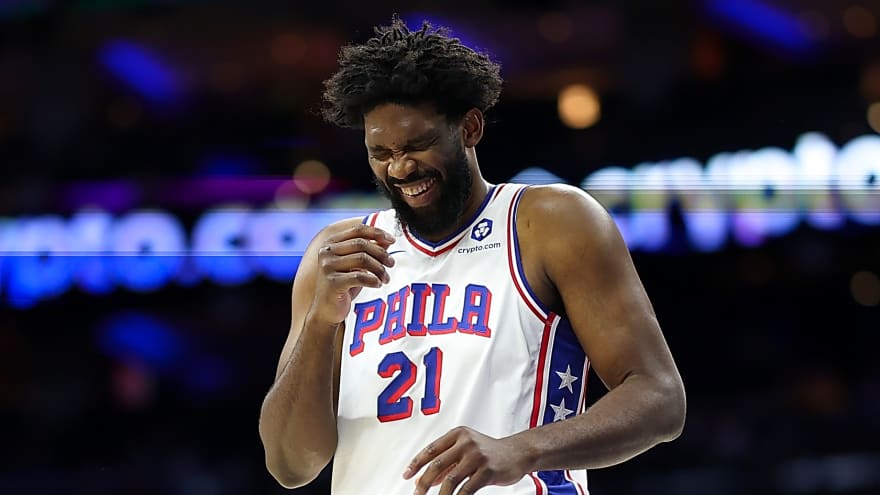 Joel Embiid takes a shot at the media after making his return in preseason