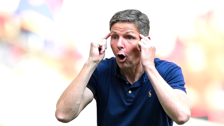 ‘Worried’ Oliver Glasner makes tongue-in-cheek Marc Guehi claim amid ongoing Liverpool rumours