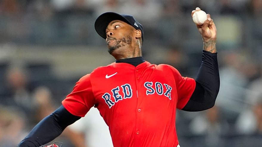 Red Sox closer Aroldis Chapman turning back the clock