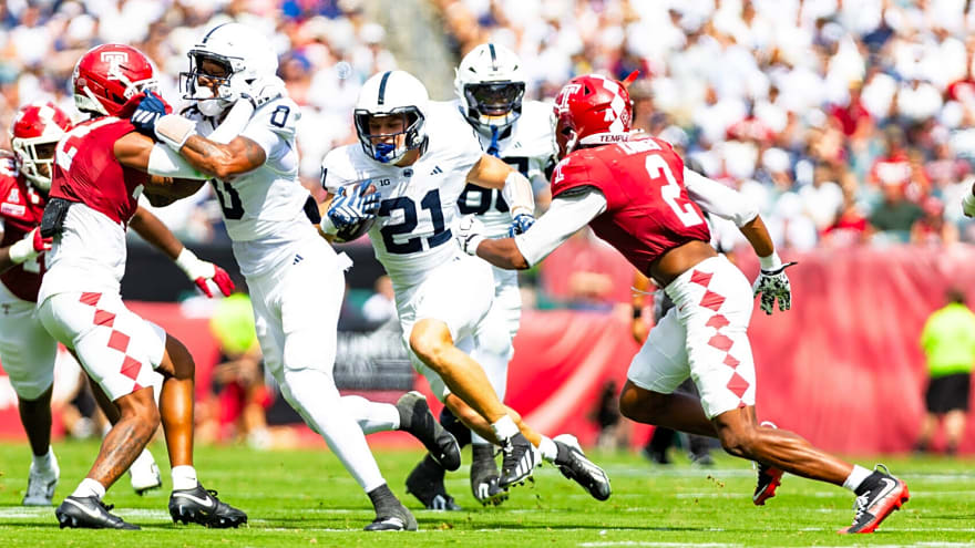 Life After Nick Singleton and Kaytron Allen Proving to be an Uphill Climb for Penn State’s Running Game, So Far