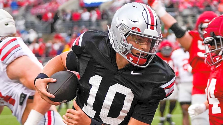 Ohio State QB Julian Sayin now has Chris Henry Jr. at his disposal