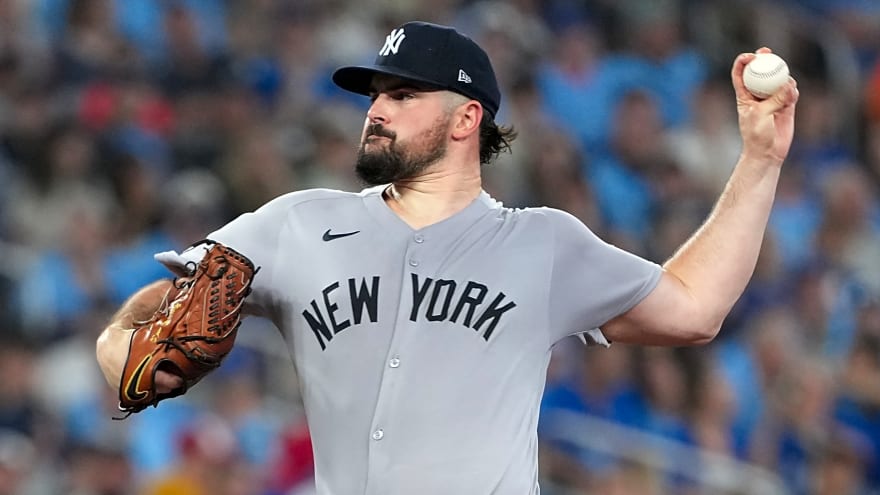 Carlos Rodon struggling at wrong time for slumping Yankees