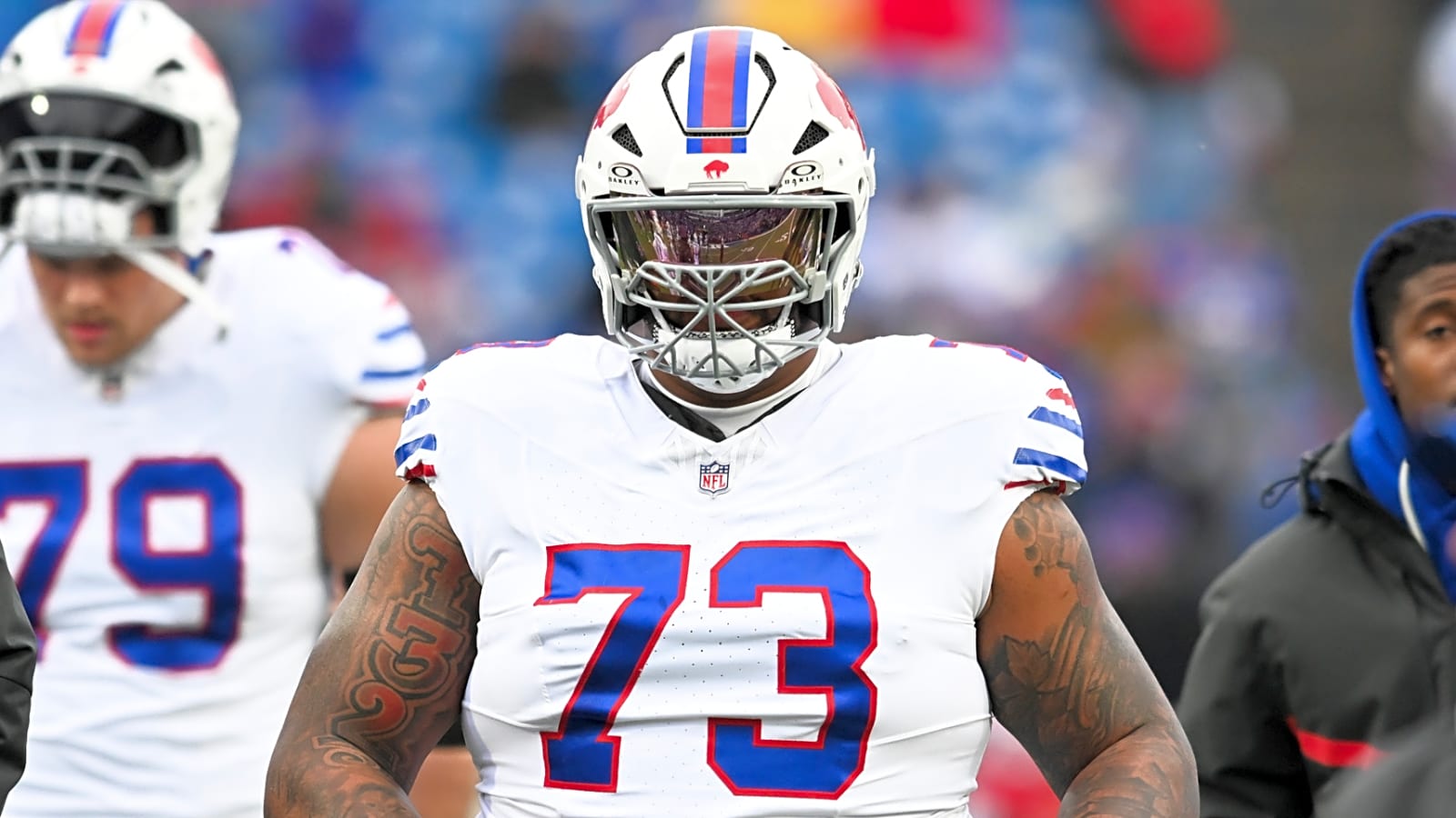 Bills' Dion Dawkins has blunt message for WR Keon Coleman