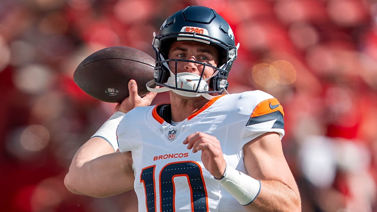 Bo Nix pumps the brakes on his own head coach's hype train