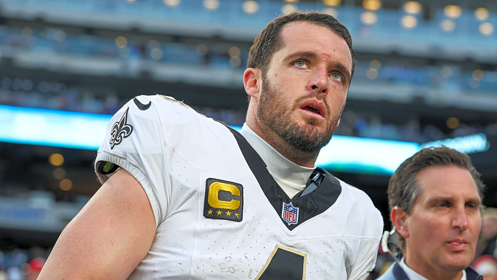 Watch: Derek Carr's wife shares glimpse into QB's retired life