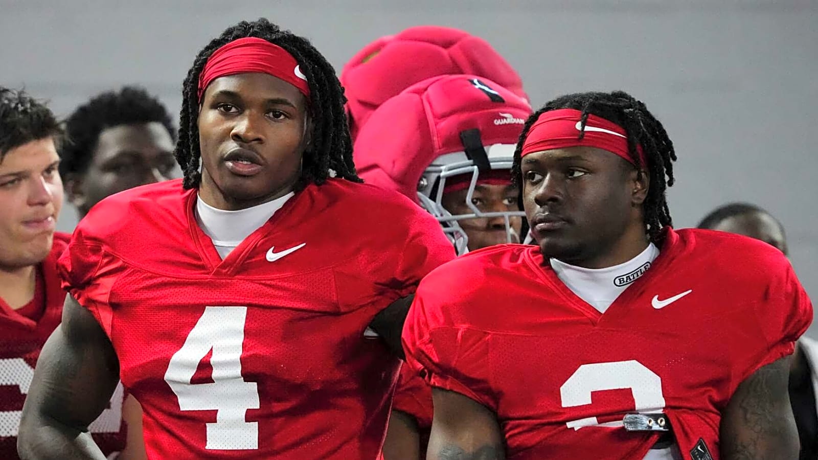Ohio State's Jeremiah Smith puts huge hype on freshman RB Legend Bey
