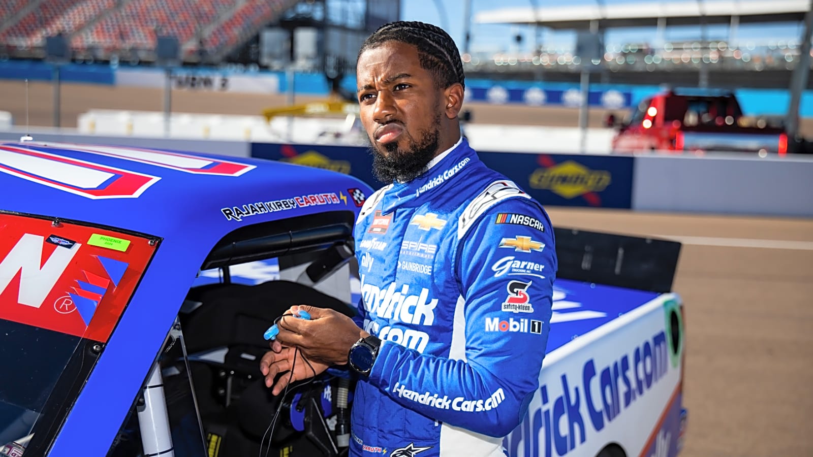 Why it's time for NASCAR Truck Series driver Rajah Caruth to worry