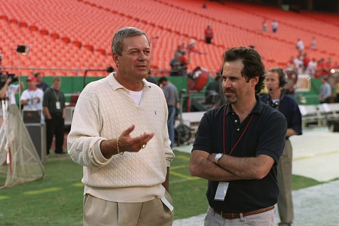 Dennis Miller joins the "Monday Night Football" booth