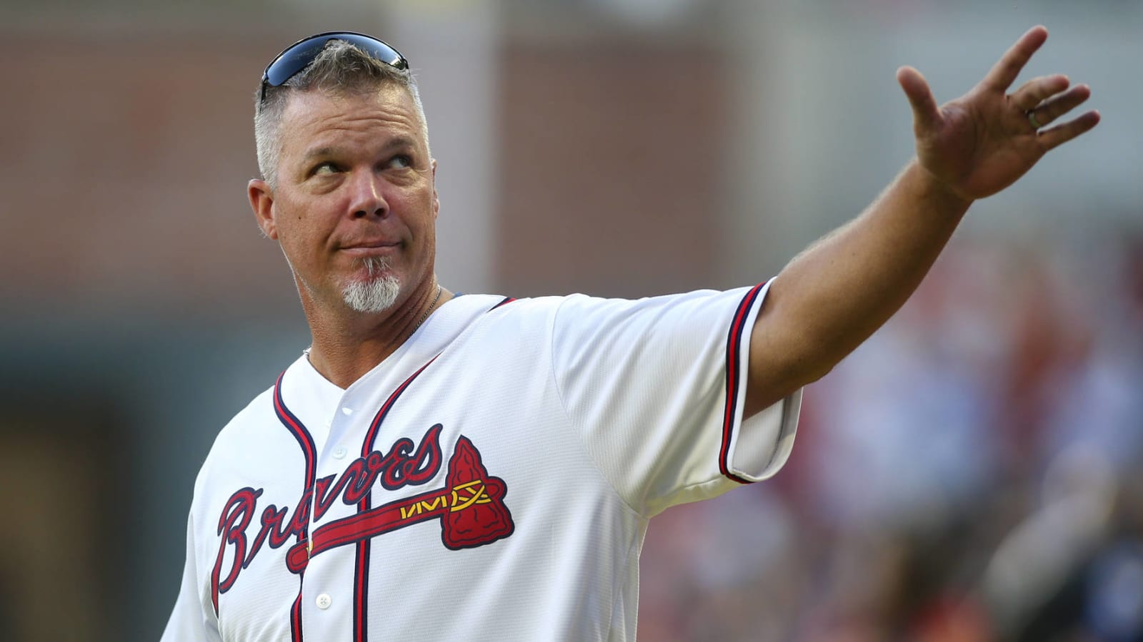 Chipper Jones cutout placed in stands inside Mets' Citi Field 