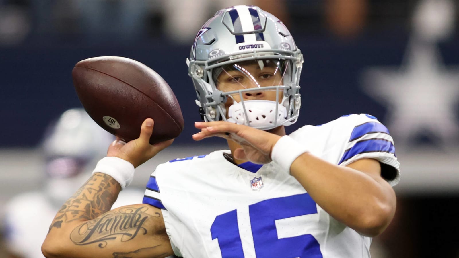 Cowboys' Jerry Jones again addresses trading for Trey Lance