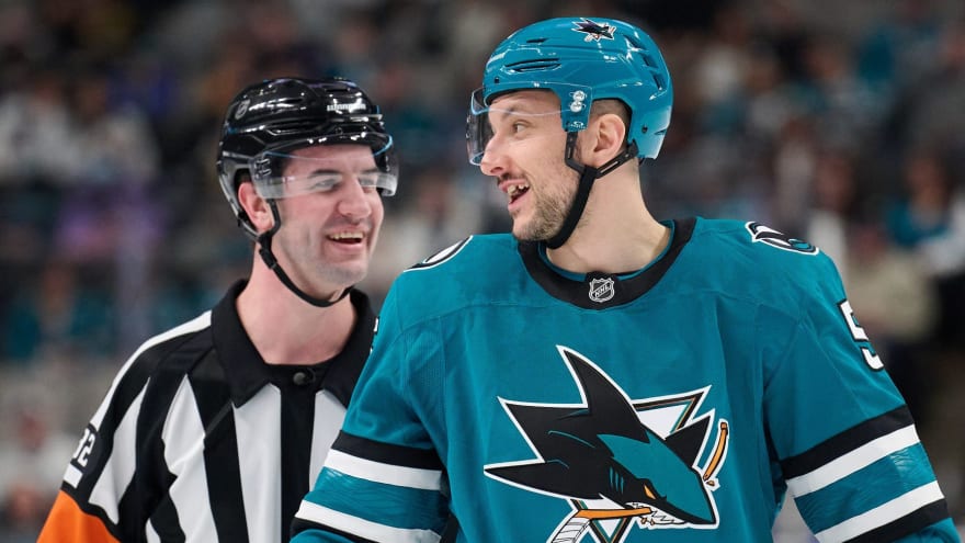 Sharks’ Desharnais out week-to-week with upper-body injury