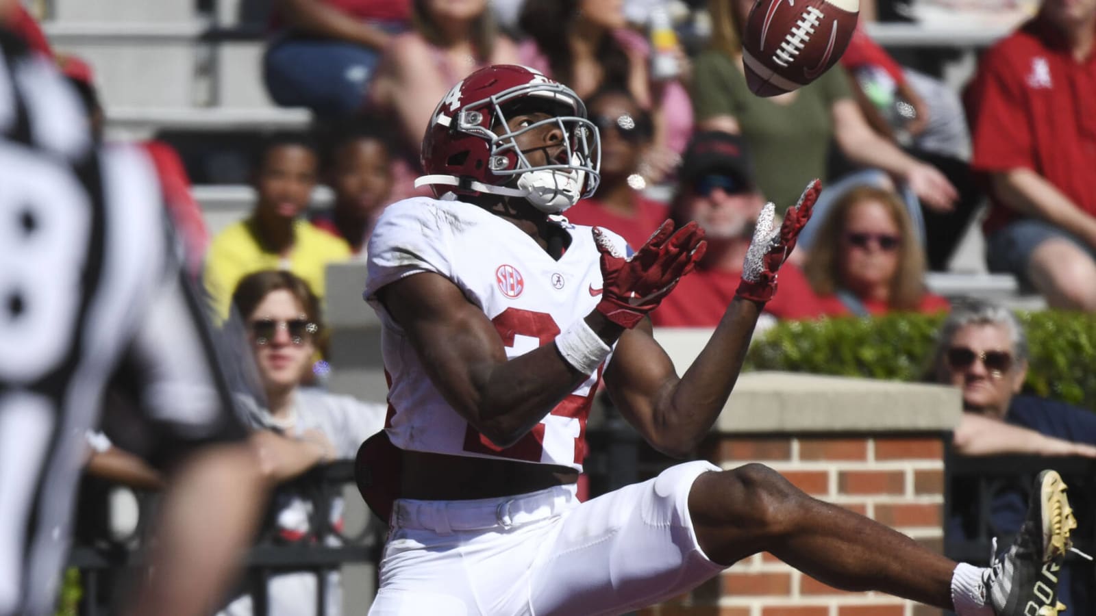 Alabama WR makes trip to TAMU after missing five games