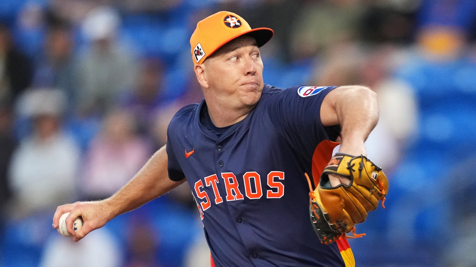 Astros' Ryan Gusto expected to step up in Spencer Arrighetti's absence