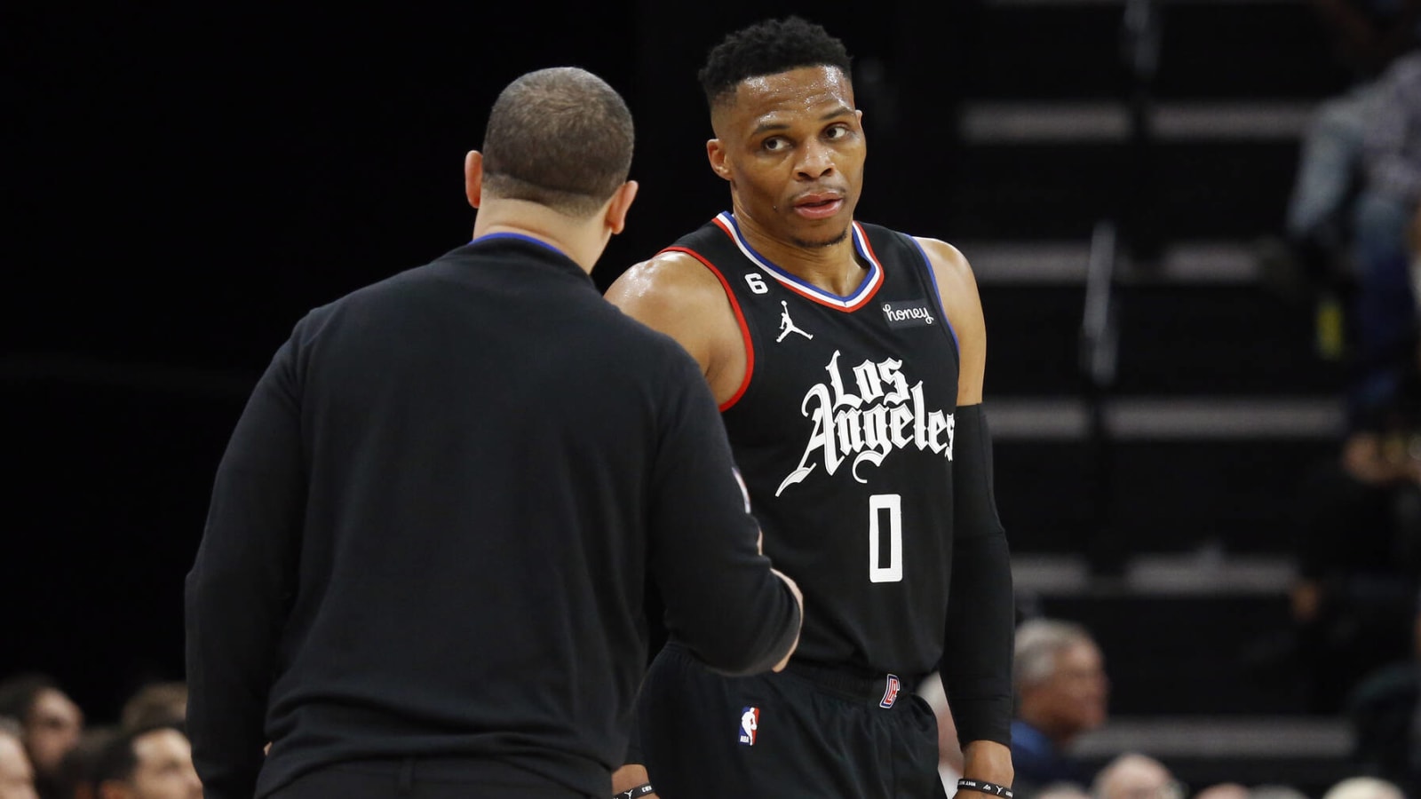 Westbrook tries to kick out fan for softest reason imaginable