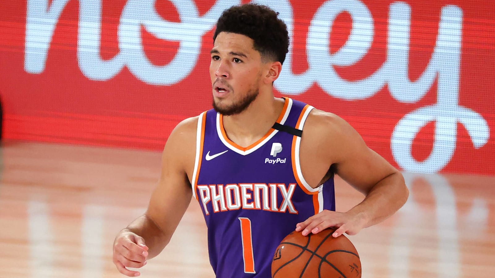 Watch: Devin Booker sports Lakers shirt, pays homage to Kobe Bryant after win