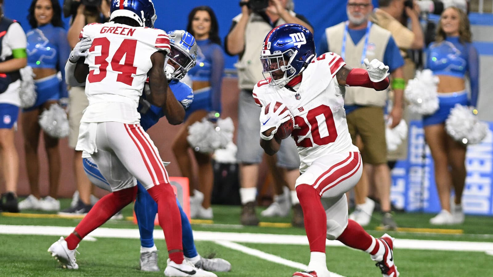 Giants exciting rookie RB developing through special teams