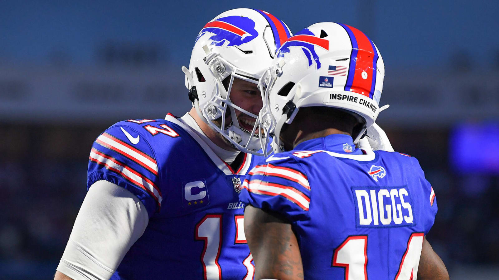 Watch: Josh Allen, Stefon Diggs pull off epic handshake