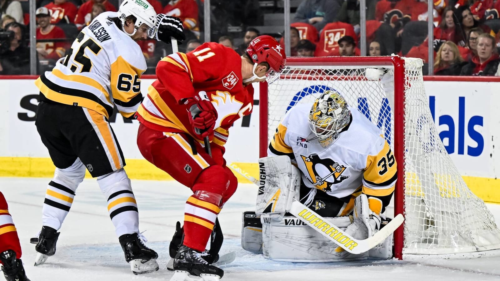 Flames extend streak to five games with comeback win over Penguins