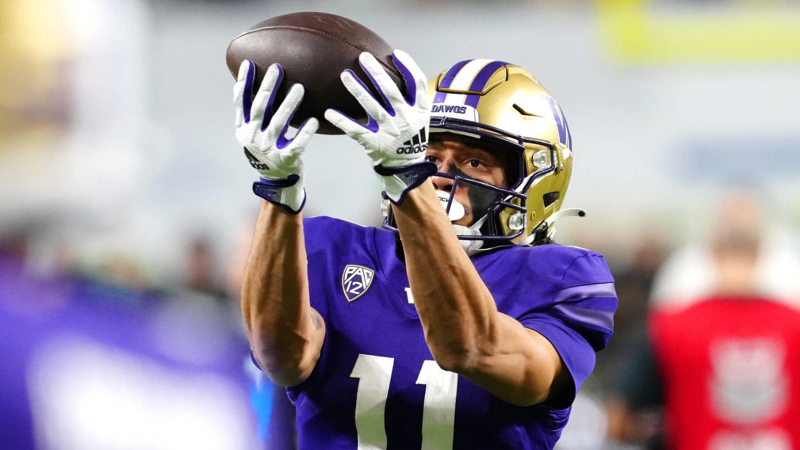 Washington player did ‘Horns Down’ gesture after scoring TD