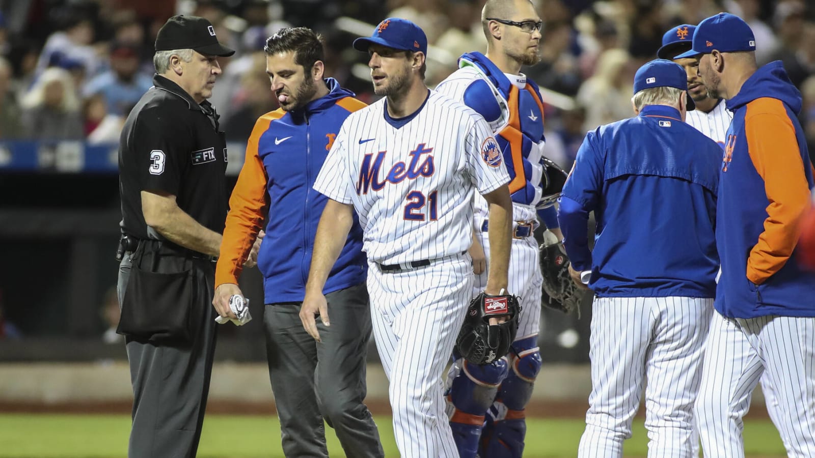 Mets ace Max Scherzer headed for MRI following early exit