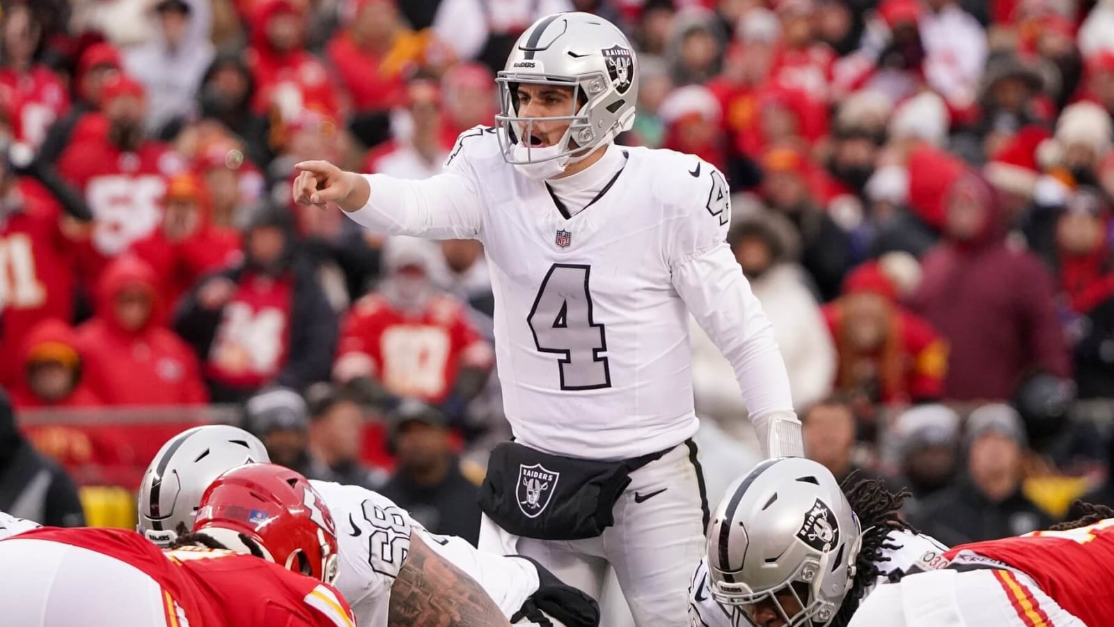  Aidan O’Connell Takes Responsibility For Botched Snap Against Chiefs