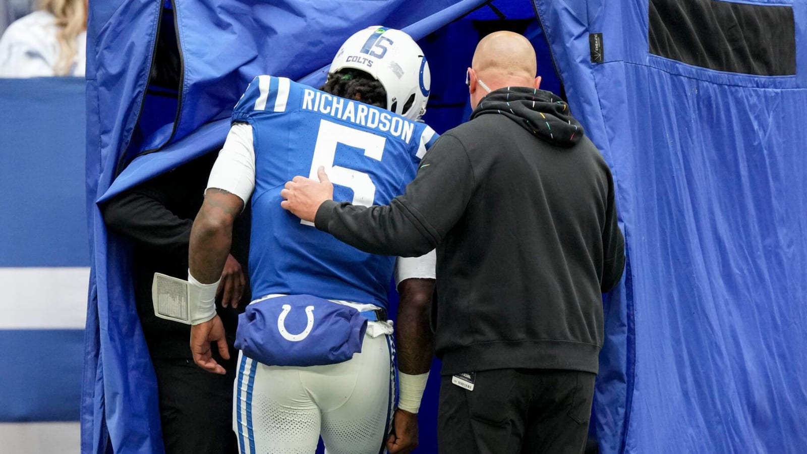 Colts QB Anthony Richardson suffers injury to throwing shoulder