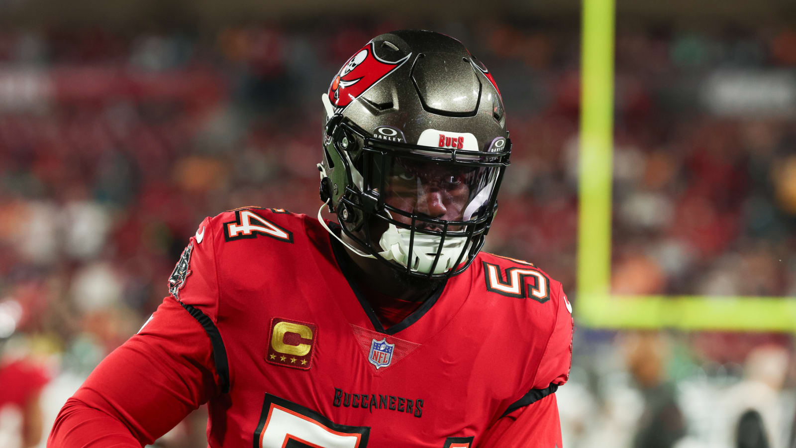 Buccaneers' David reacts to Brady's response to Mayfield