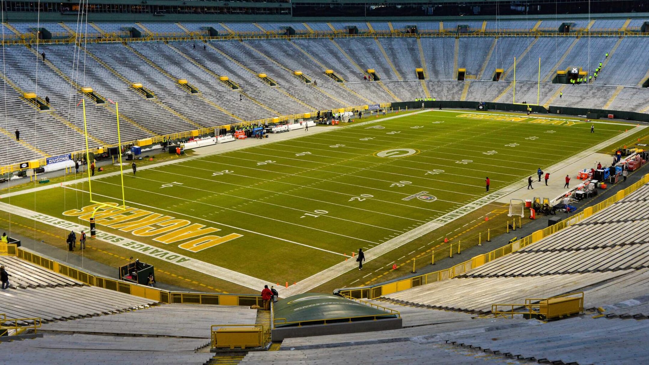 Lambeau Field hosting FC Bayern Munich v. Manchester City game