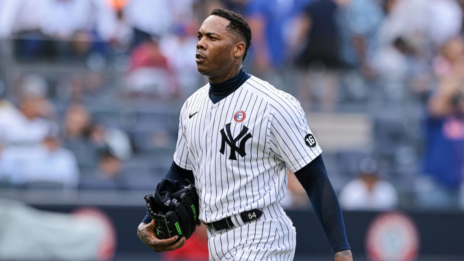 Yankees closer Aroldis Chapman addresses critics in IG post