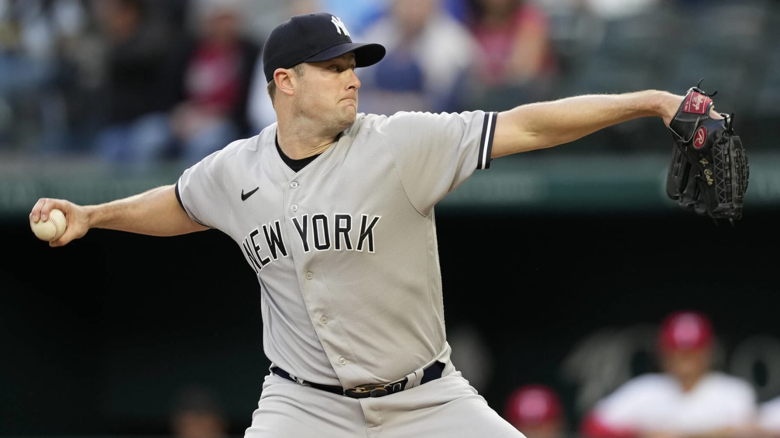 Watch: Yankees' Gerrit Cole visibly frustrated by outfield blunder