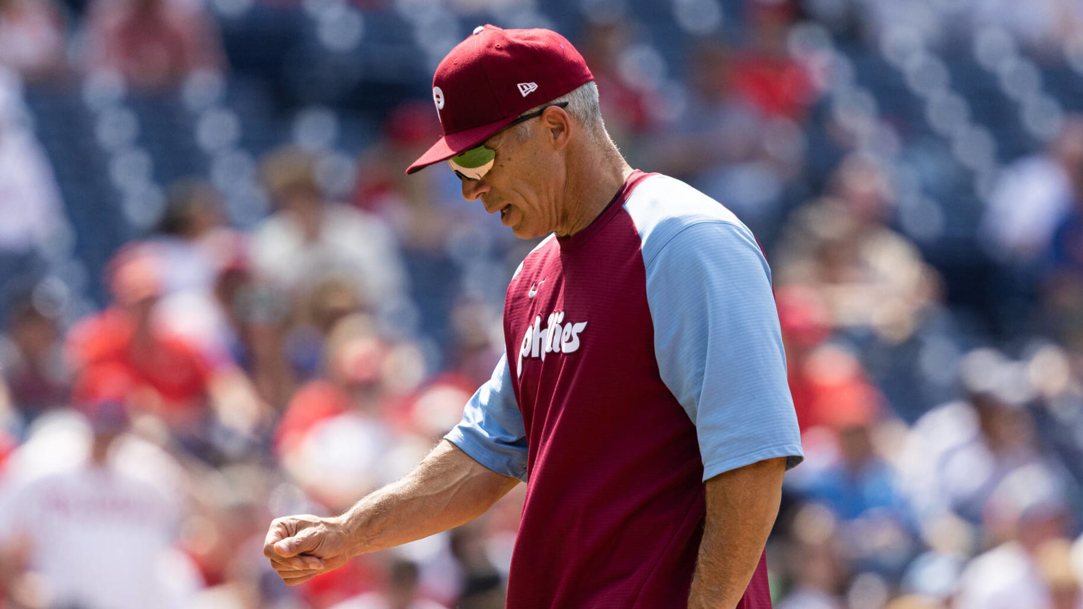 Phillies interim manager Rob Thomson faced another interim manager