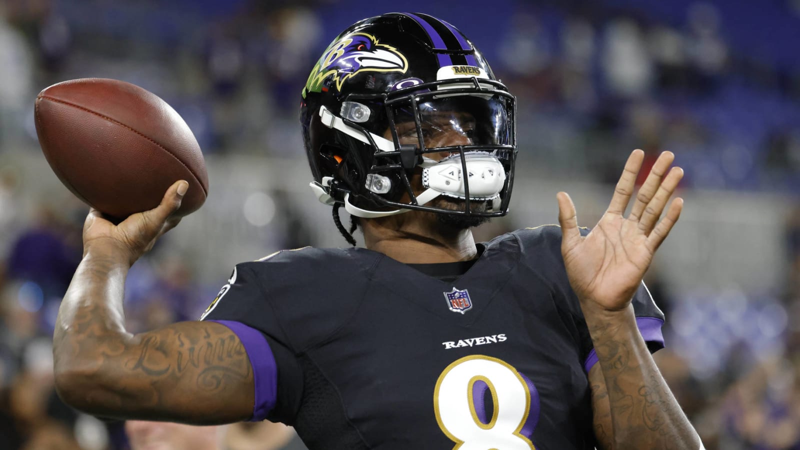 Ravens QB Lamar Jackson grateful for 'MNF' roughing the passer penalty