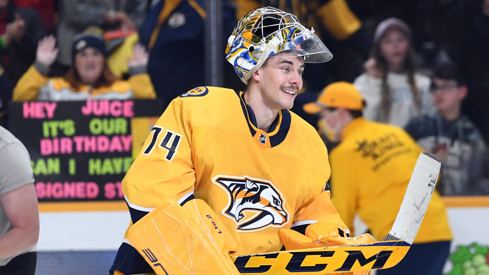 Report: Predators' Saros could miss four to six weeks