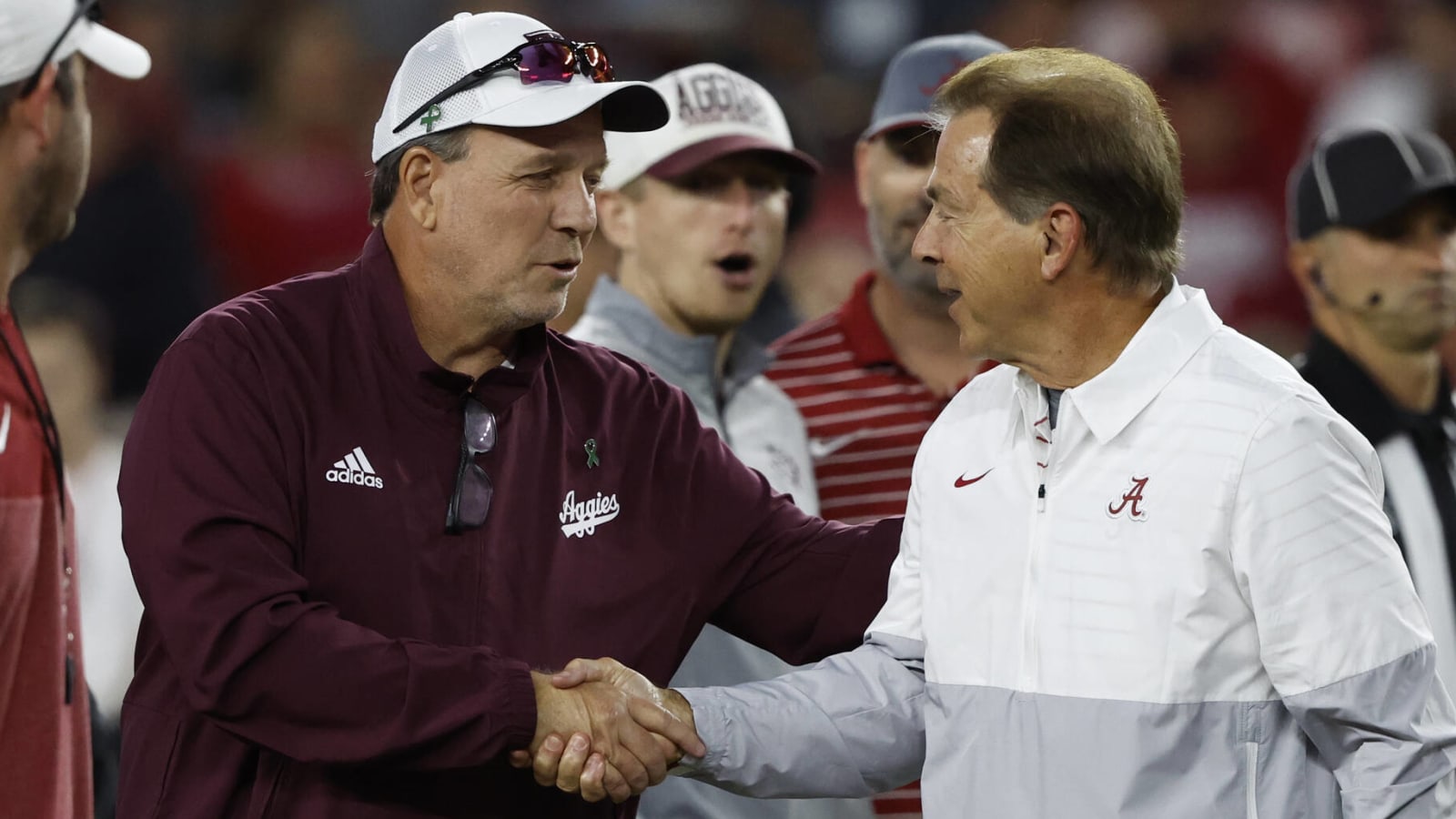 Jimbo Fisher waited so long for his pregame handshake with Nick Saban