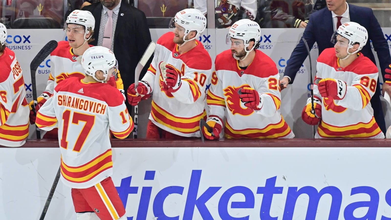 Flames smother Lightning for big road win