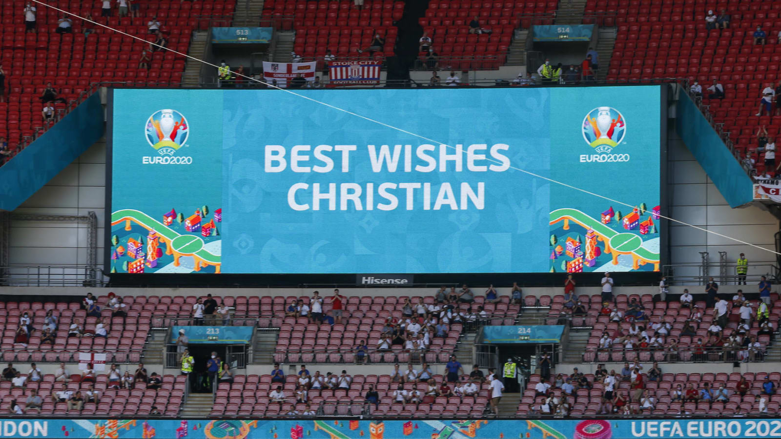 Denmark, Belgium to honor Eriksen during Euro match