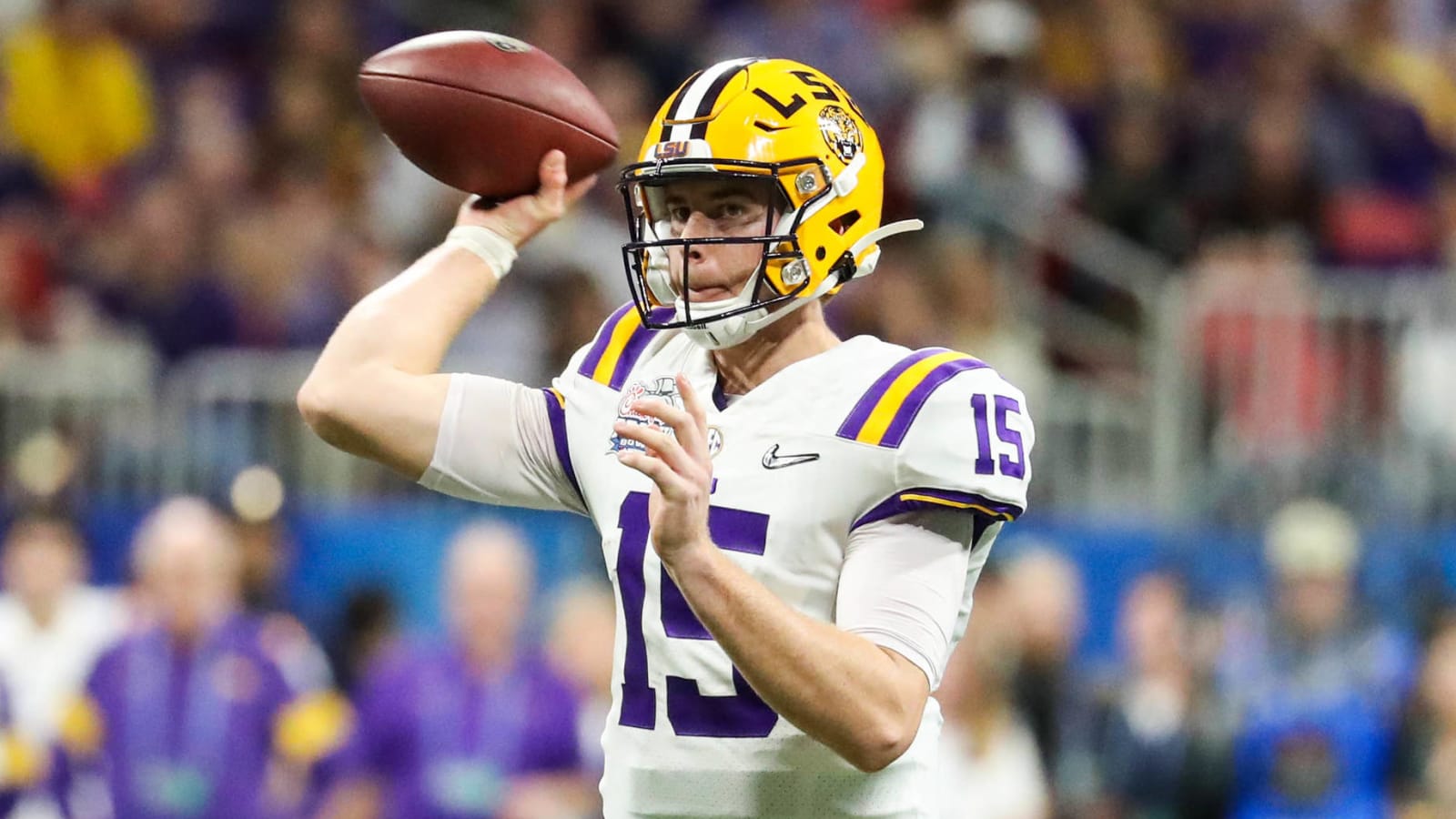 LSU QB Myles Brennan has bulked up to 218 pounds