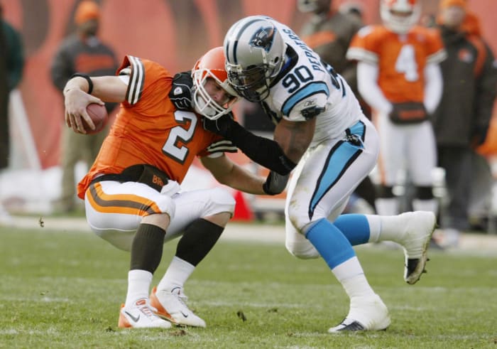The greatest seasons by NFL defensive rookies 1 Julius Peppers, 2002