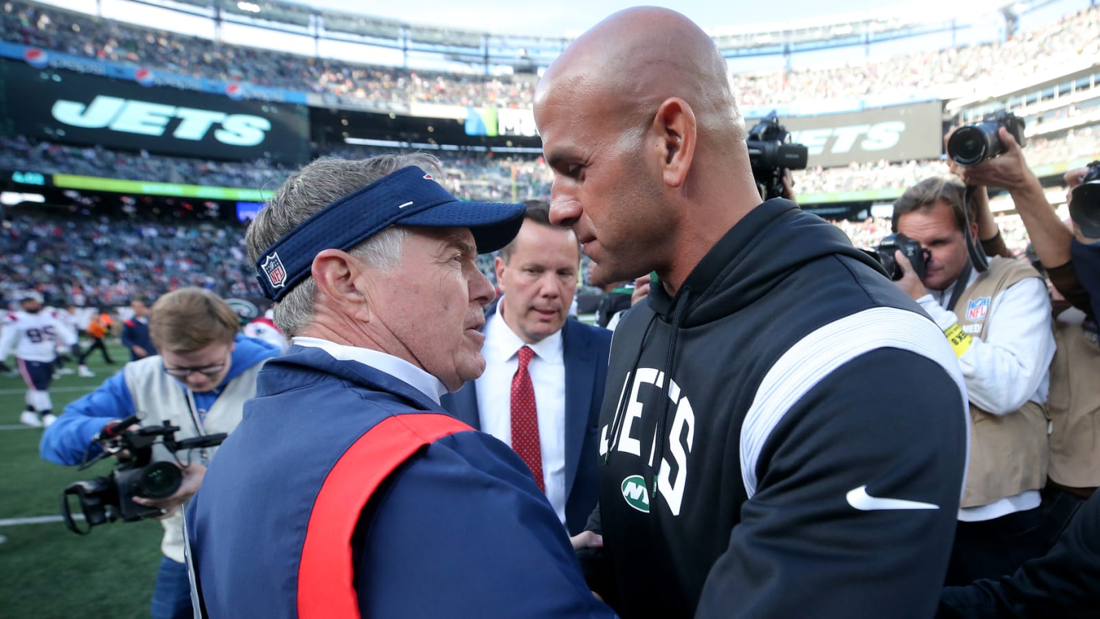 Bill Belichick reacts to Jets firing Robert Saleh