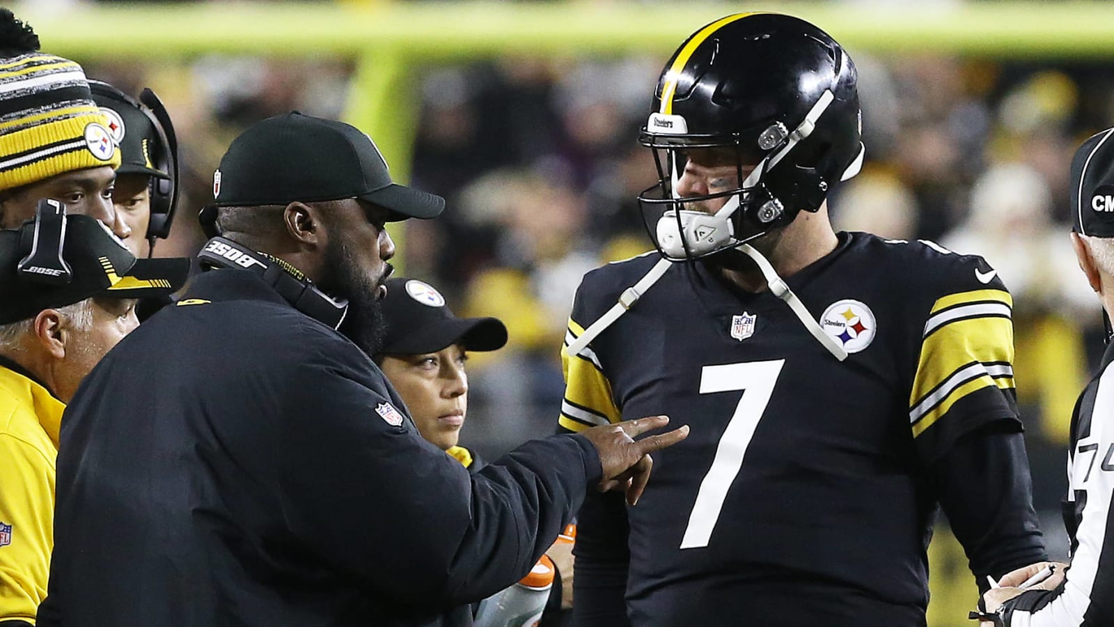 Roethlisberger appeared to have message for Tomlin after sack