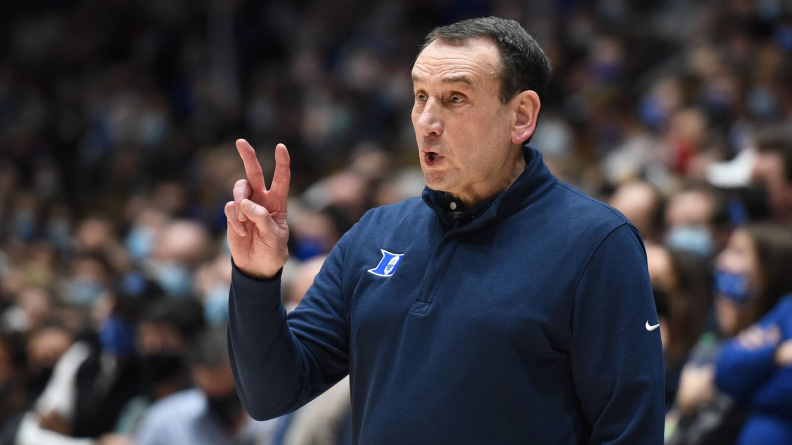 Coach K misses second half against Wake Forest due to illness