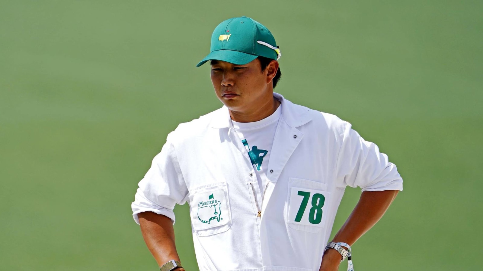 Gesture from Hideki Matsuyama’s caddie goes viral after Masters win