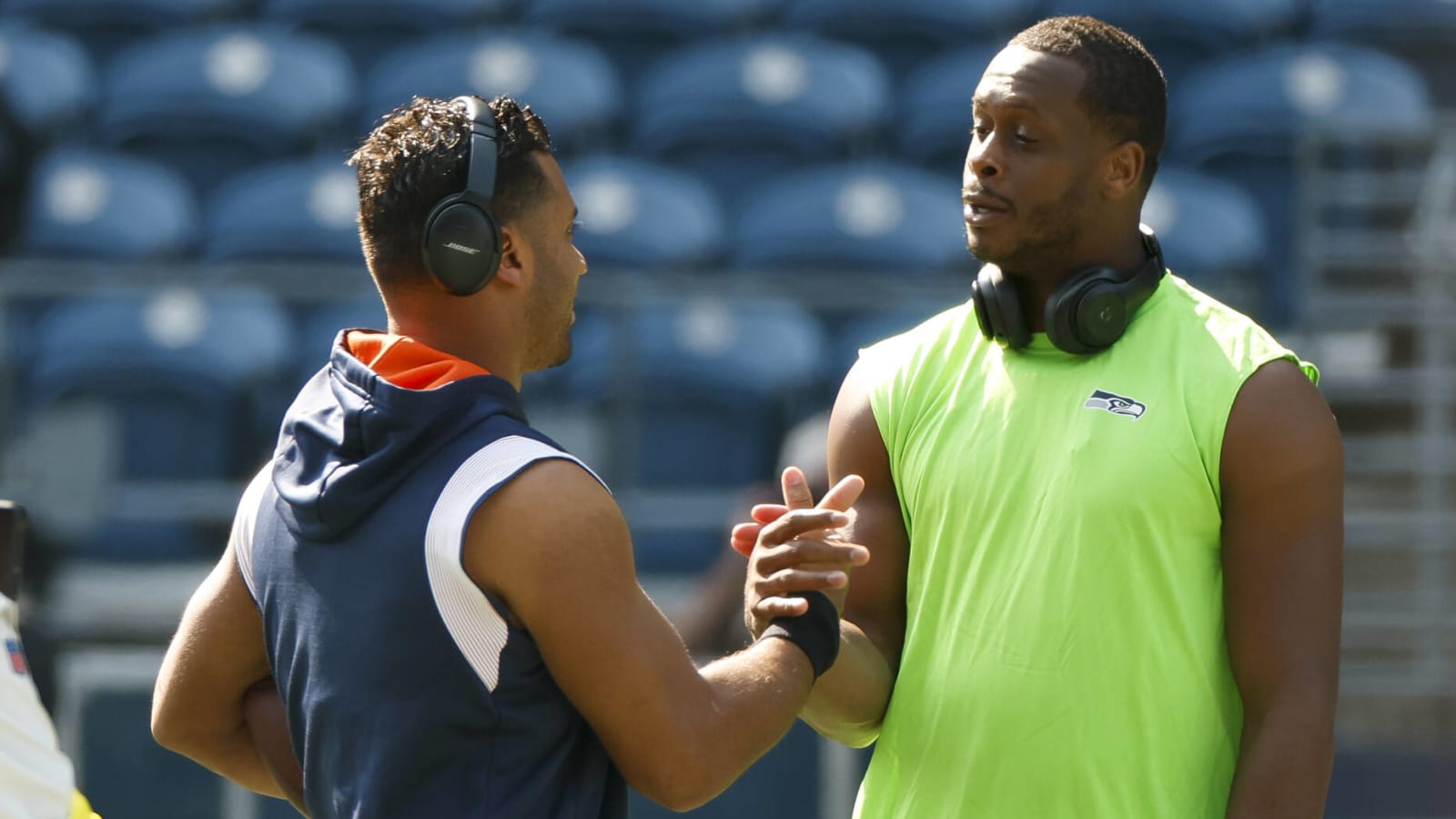 How do Geno Smith and Russell Wilson compare this season?