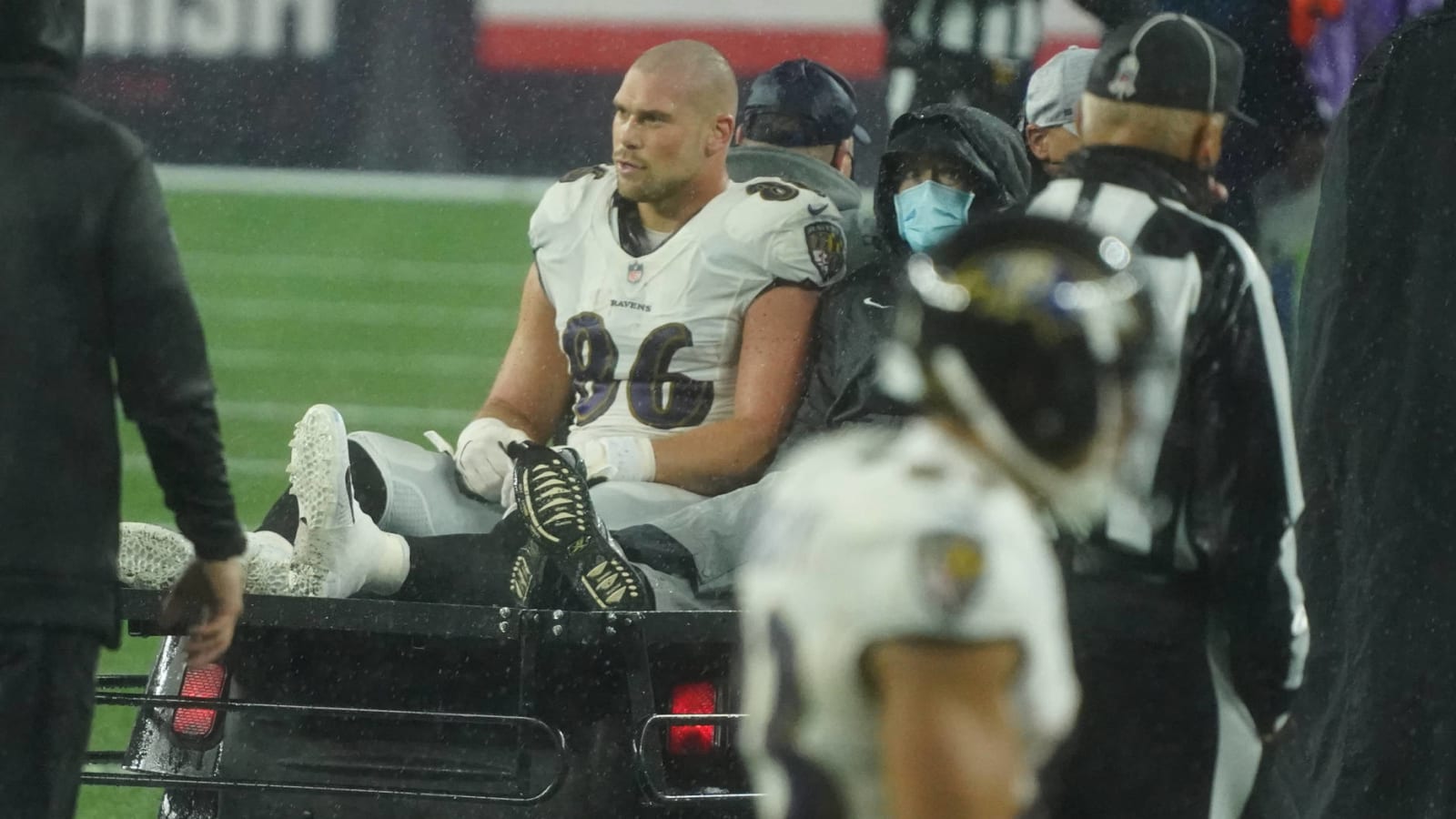 Ravens TE Boyle out for season after gruesome knee injury