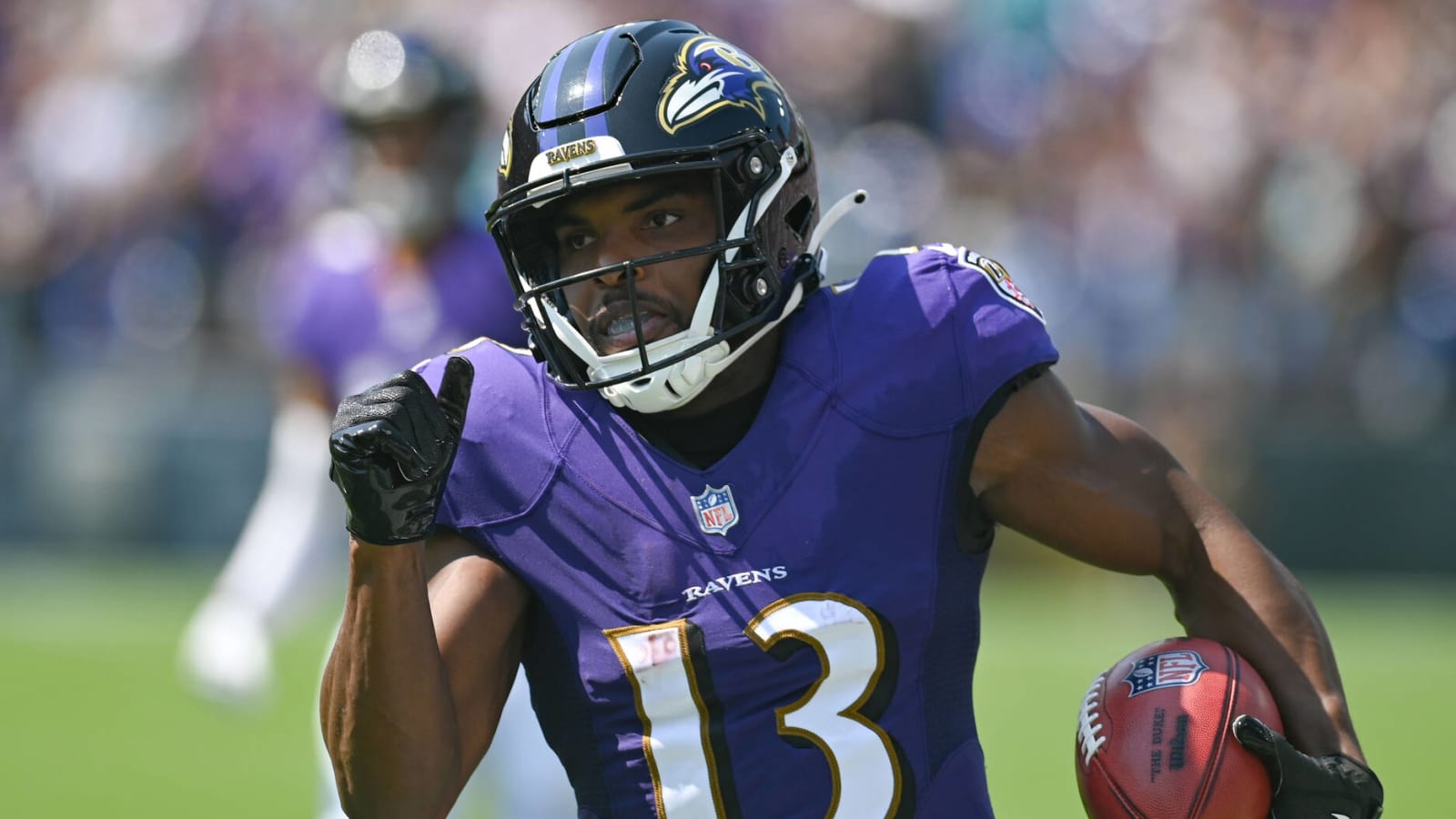 Watch: Ravens' Devin Duvernay opens game with 103-yard kickoff return