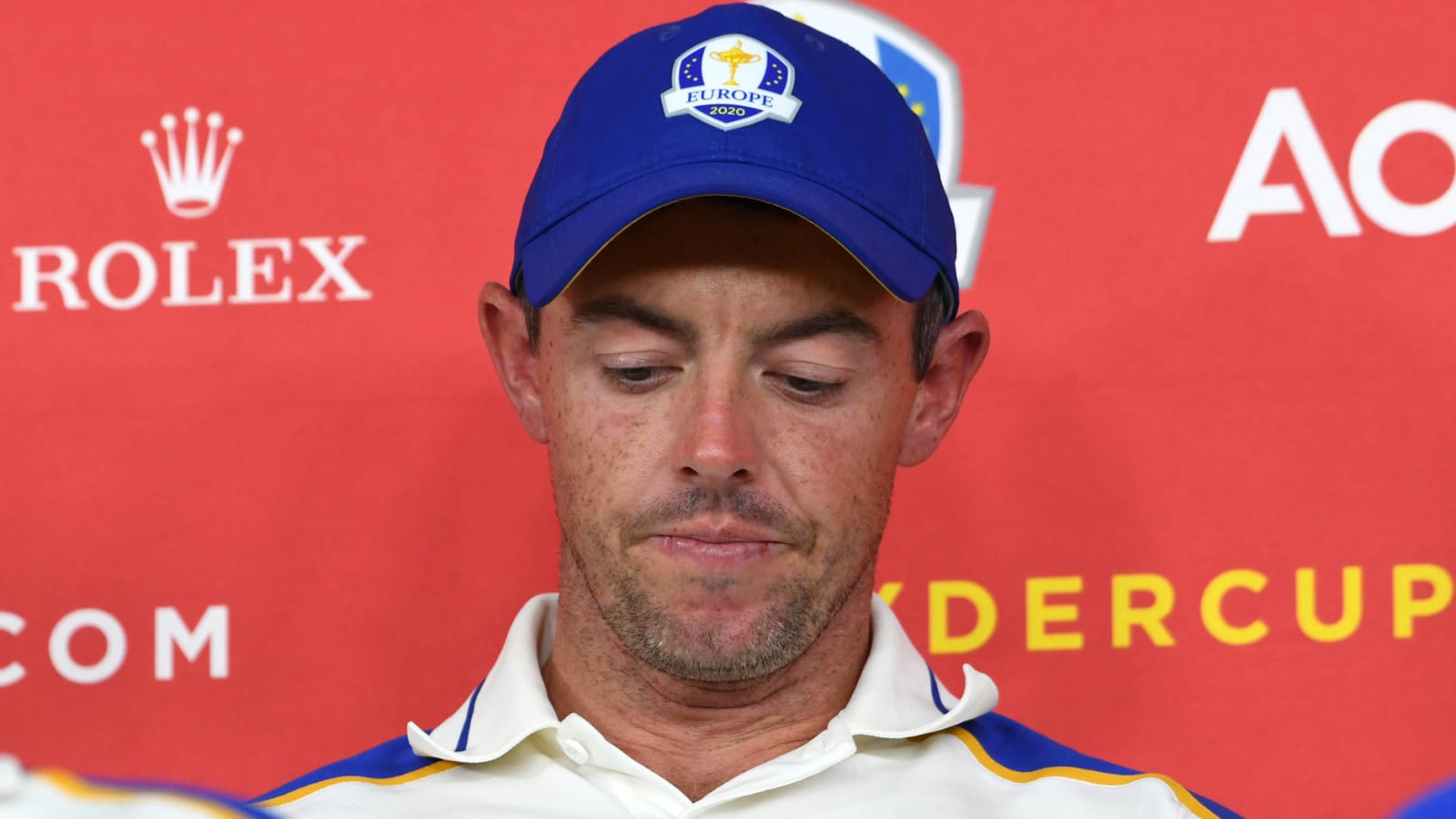 Watch: Rory McIlroy gets teary-eyed after Europe's Ryder Cup loss