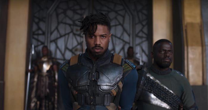 Killmonger's locs in 'Black Panther'