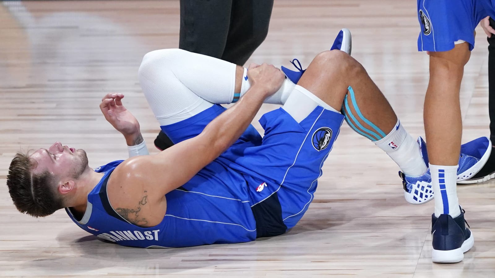 Mavericks' Luka Doncic sprains ankle in Game 3 vs. Clippers, will undergo MRI